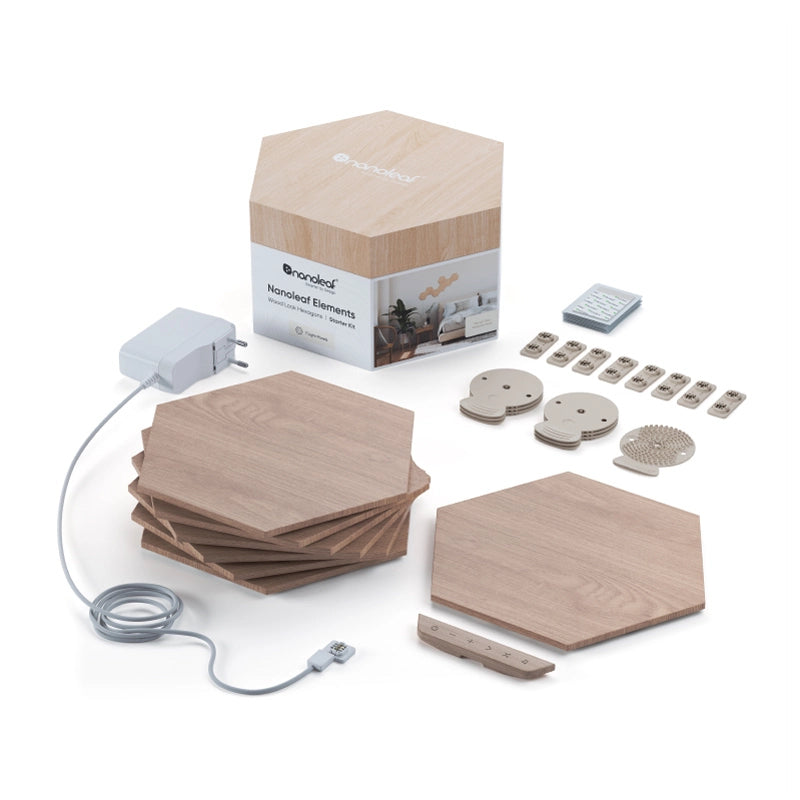 Nanoleaf Elements WoodLook Hex Str Kit 7
