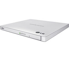 LG Slim Portable DVD-RW White USB 2.0