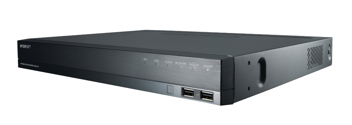 Hanwha XRN-820S network video recorder Black