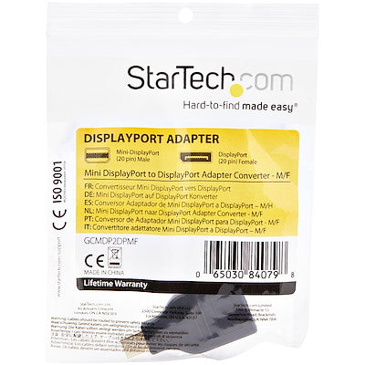 Startech Mini DisplayPort to DisplayPort Adapter