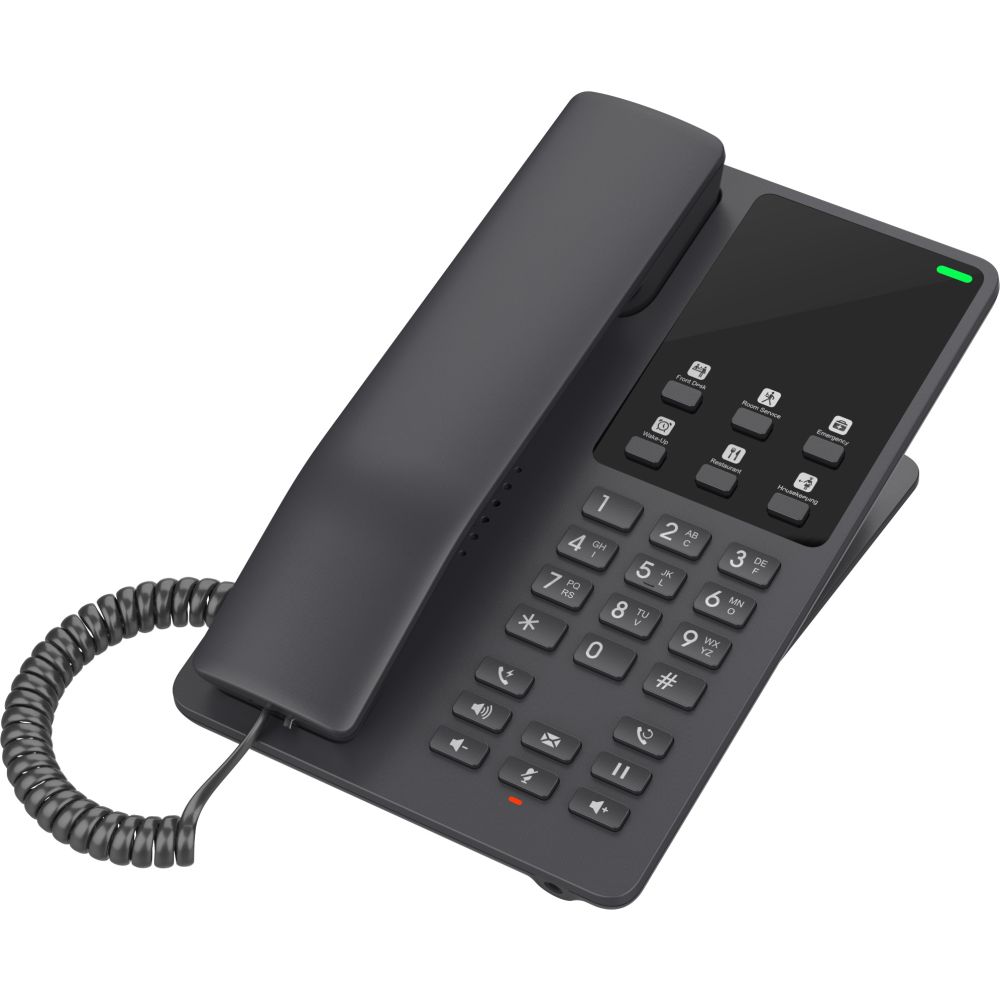 Grandstream GHP621 Hotel IP Phone Black