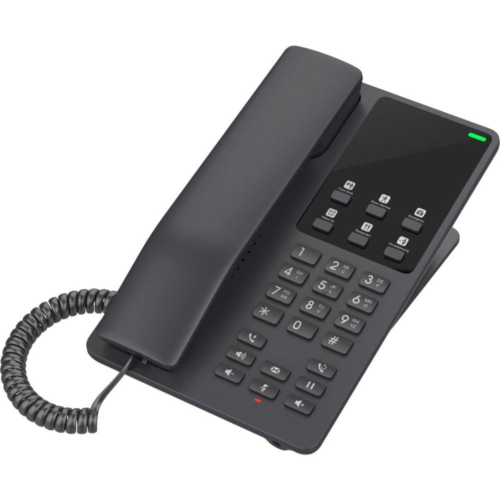 Grandstream GHP621 Hotel IP Phone (Black)