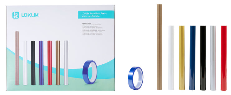 LOKLIK AUTO HEAT PRESS ACCESSORY STARTER BUNDLE