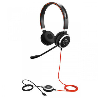 Jabra EVOLVE 40 Duo USB-C Headset - MS *EOL*