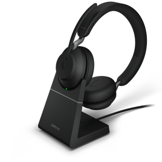 Jabra Evolve2 65 Link 390 USB-A UC version Stereo with Desk stand Black