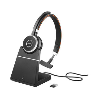 Jabra Evolve 65 SE MS Mono with Jabra LINK 390 USB-A and Charging Stand *EOL*