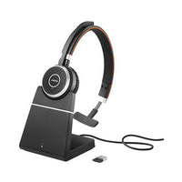 Jabra Evolve 65 SE MS Mono with Jabra LINK 390 USB-A and Charging Stand *EOL*