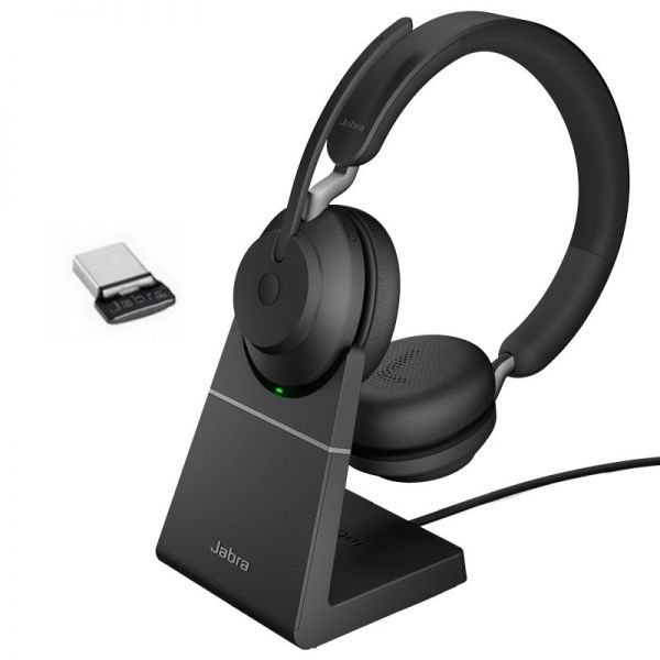 Jabra Evolve2 65 UC USB-C Stereo Black (Including Stand)