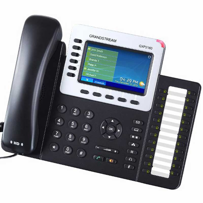 Grandstream Networks GXP2160 IP phone 6 lines LCD