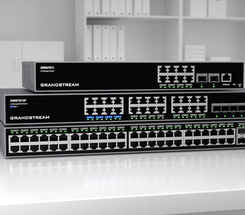 Grandstream GWN7812P L3 SWITCH, 16 X POE, 4 X SFP