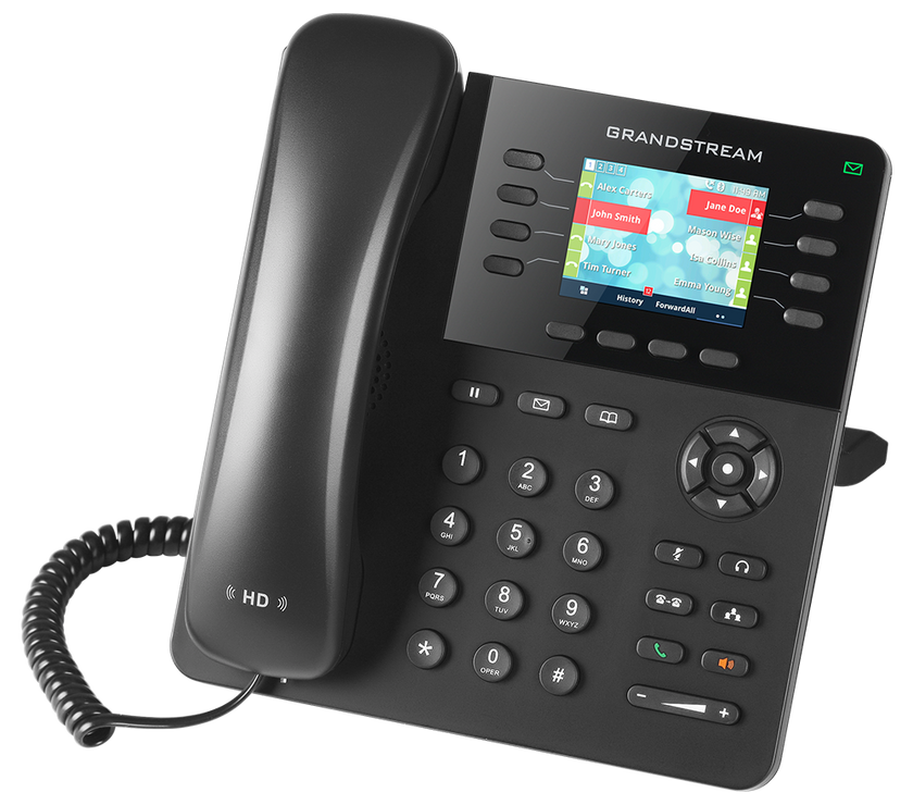 Grandstream Networks GXP2135 IP phone Black 8 lines TFT