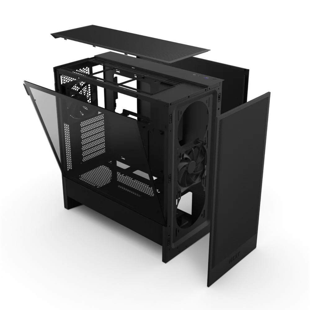 NZXT H5 FLOW MID TOWER CASE BLACK