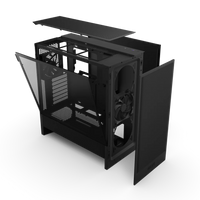 NZXT H5 FLOW MID TOWER CASE BLACK