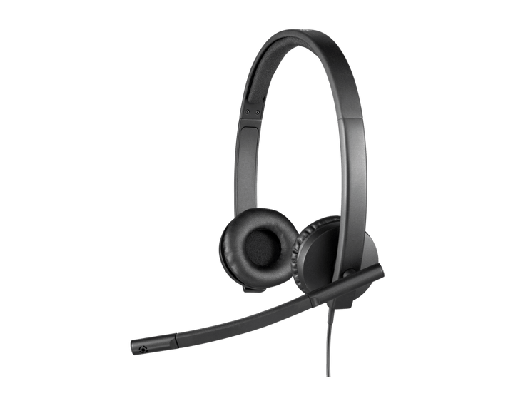 Logitech H570e Headset Wired Head-band Office/Call center USB Type-A Black