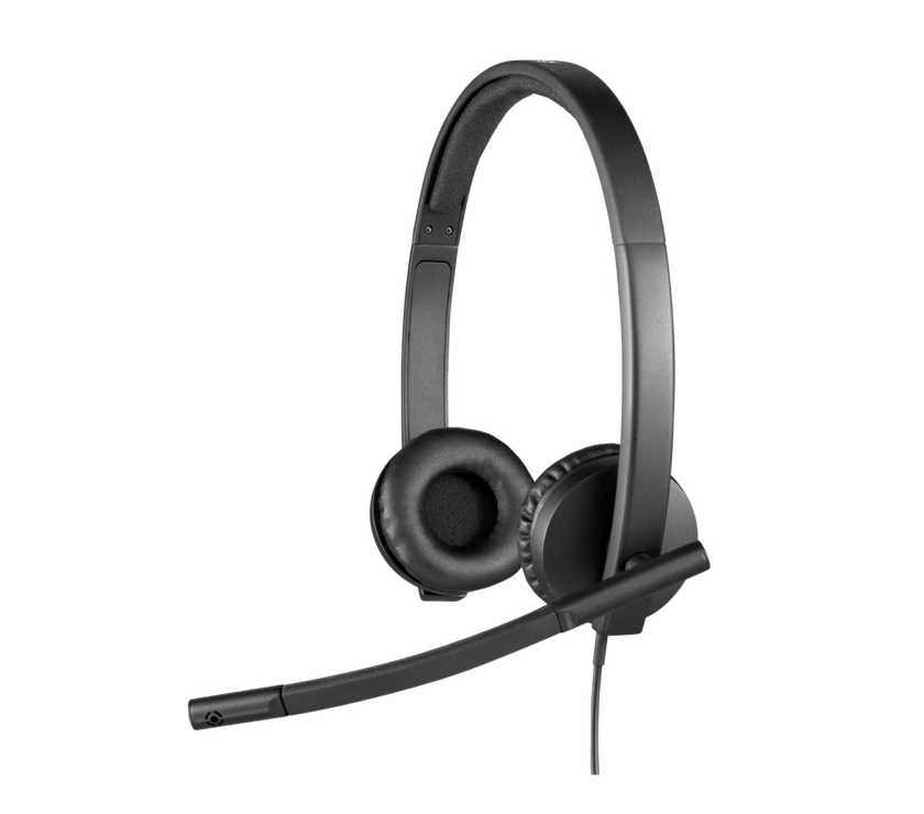 Logitech H570e Headset Wired Head-band Office/Call center USB Type-A Black