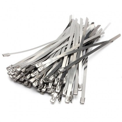 TITAN STAINLESS STEEL CABLE TIE 200X4.6 100PK