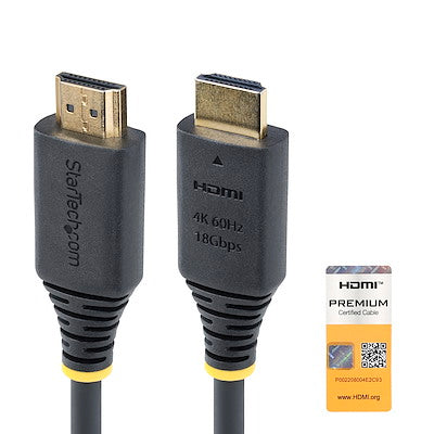 Startech 1.6ft Premium Certified HDMI Cable 4K60