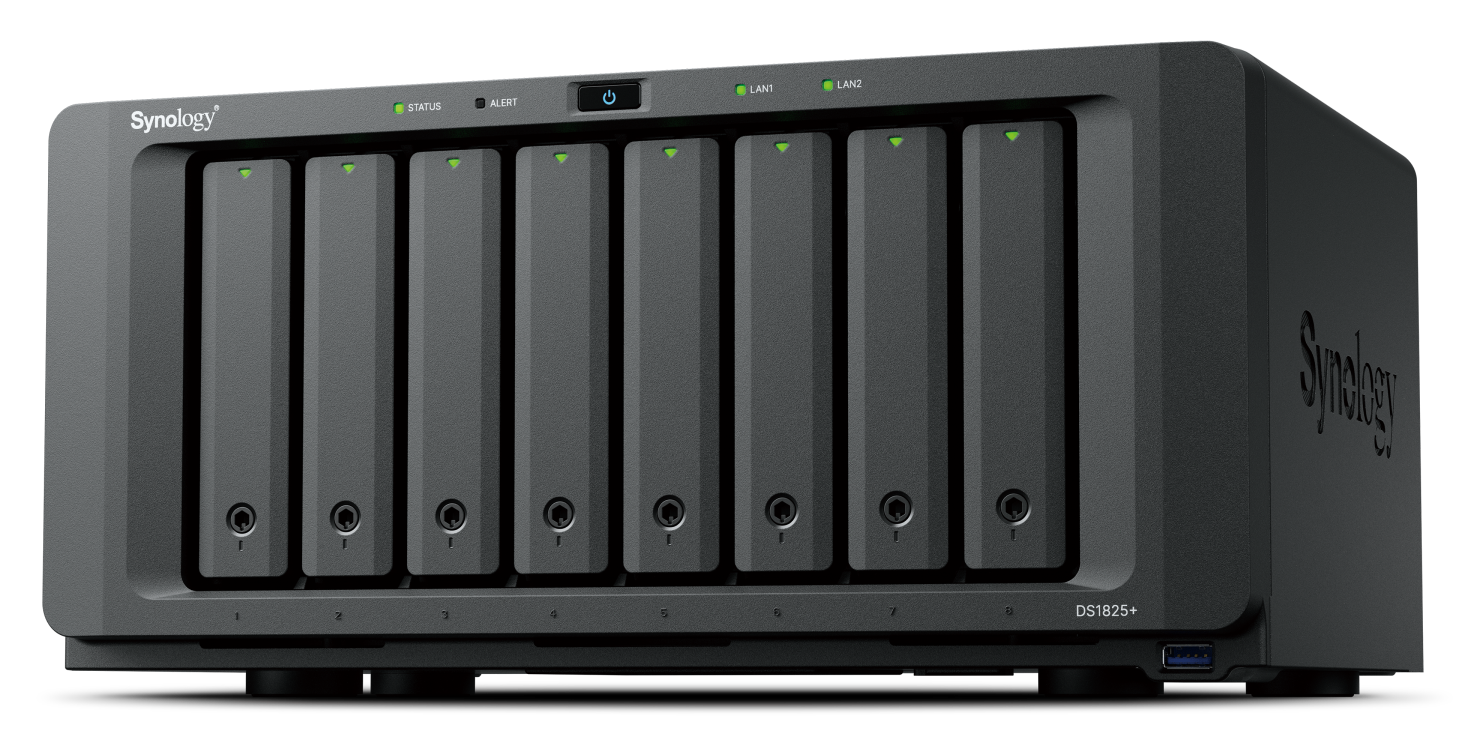 Synology DS1825+ 48TB (8 × 6TB HAT3300 Plus Series HDD)