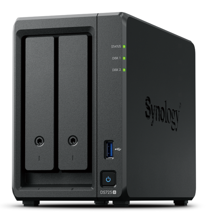 Synology DiskStation DS725+ 40TB NAS Bundle (2 × 20TB Synology HAT5310 SATA HDDs)