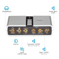StarTech USB AUDIO ADAPTER EXTERNAL SOUND CARD