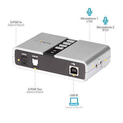StarTech USB AUDIO ADAPTER EXTERNAL SOUND CARD