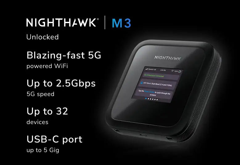 Netgear NIGHTHAWK M3 5G MOBILE HOTSPOT (MH3150)