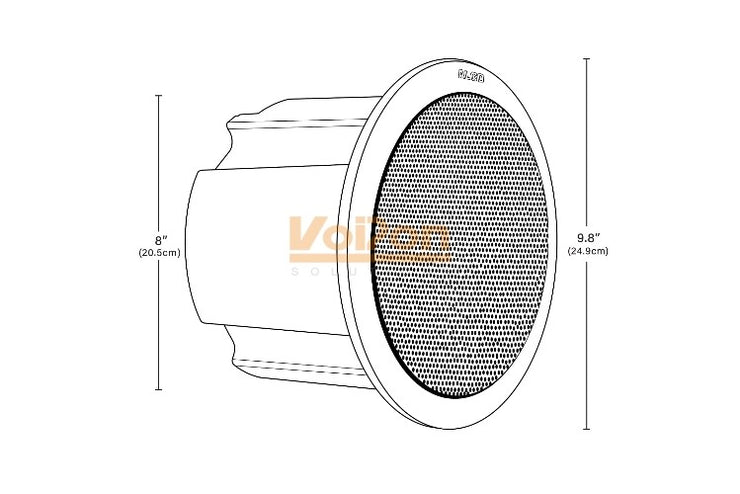 Algo 8198 IP PoE+ Ceiling Speaker