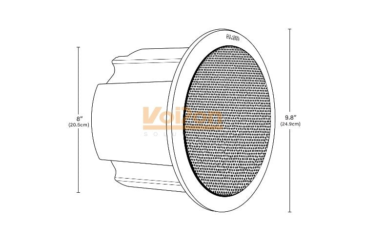 Algo 8198 IP PoE+ Ceiling Speaker