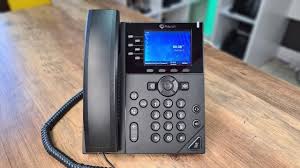 POLY VVX 350 6-Line and PoE-enabled