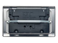 Energenie MiHome Smart 6MM 2 Gang Power Socket - Steel