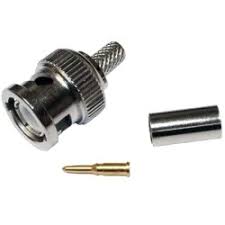 100PK BNC CT100 Crimp Pl RG6 TURNED