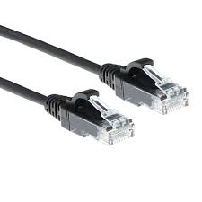 3-metre cat 6 UTP LSZH cable in black