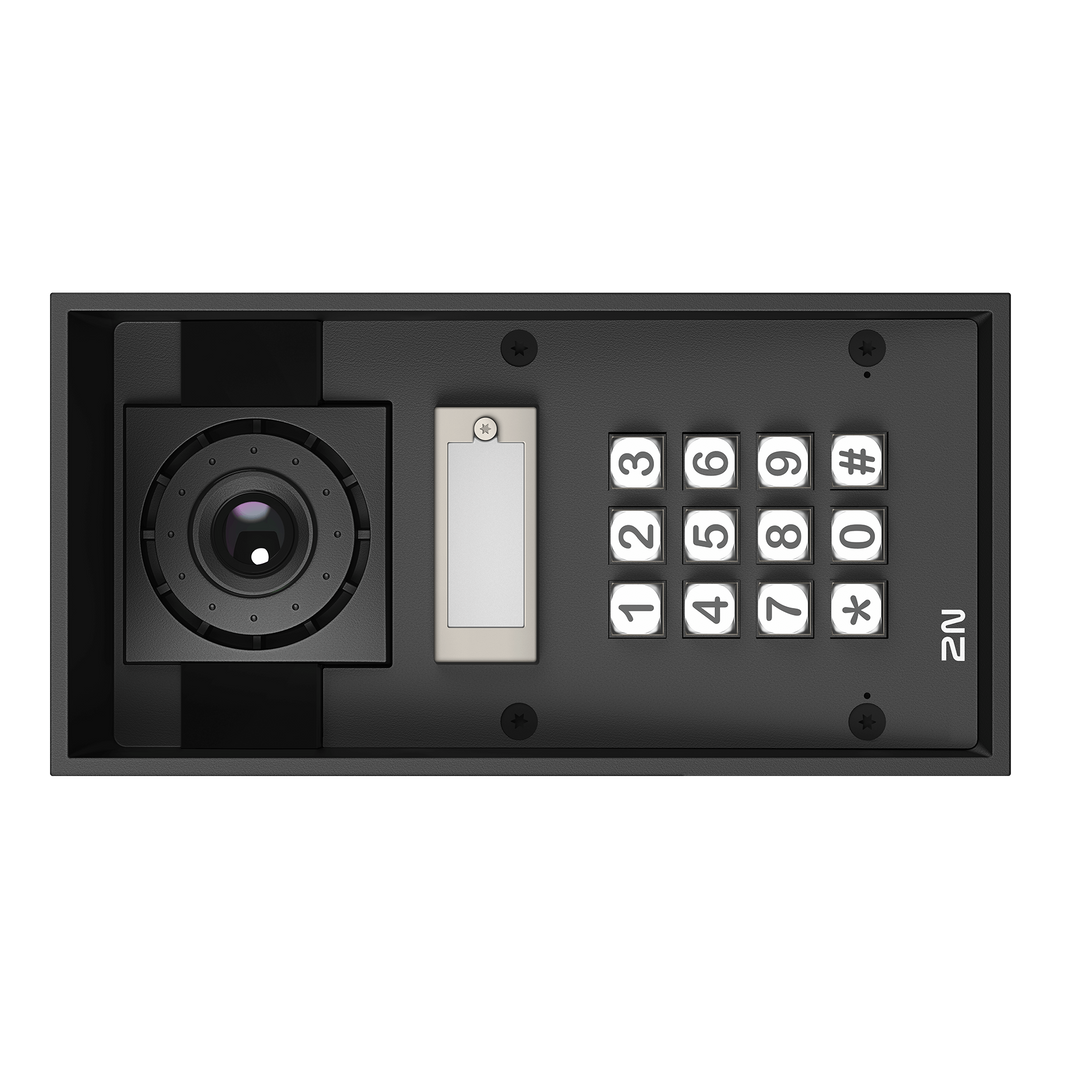 2N IP Force with 1 Button, HD Camera, Keypad and 10W Speaker