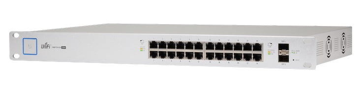 Ubiquiti UniFi Switch US-24-250W - Switch - Managed - 24 x 10 100 1000 (PoE ) 2 x Gigabit SFP - rack-mountable - PoE