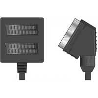 CDL 3 Way SCART Splitter Box Blk