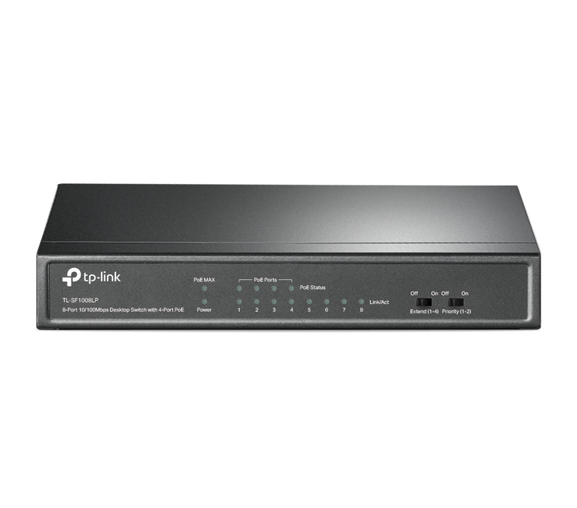 TP-Link 8PT 10 100 Mbps Dt Swt 4PT POE