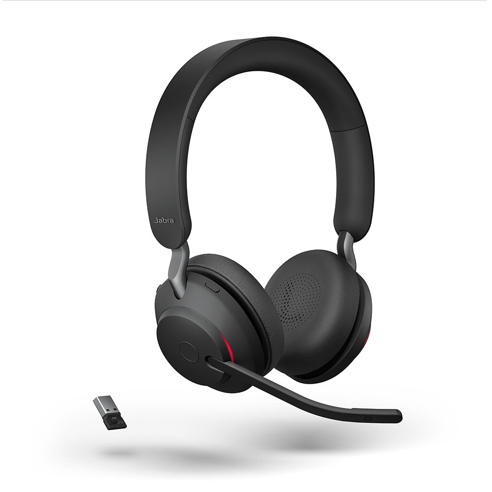 Jabra Evolve2 65 UC Stereo Headset - Inc Stand black