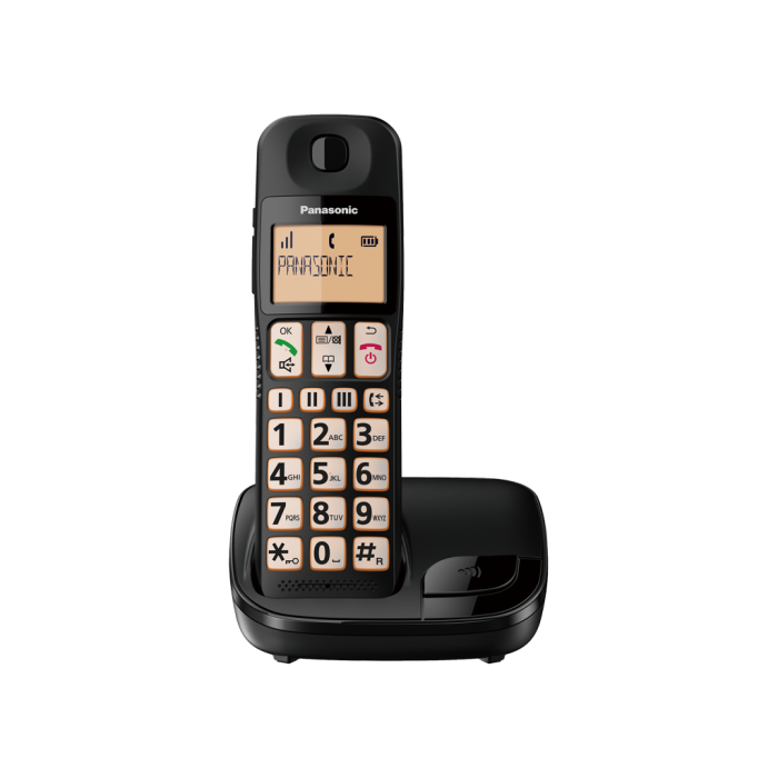 PANASONIC KX-TGE110EB BIG BUTTON DECT