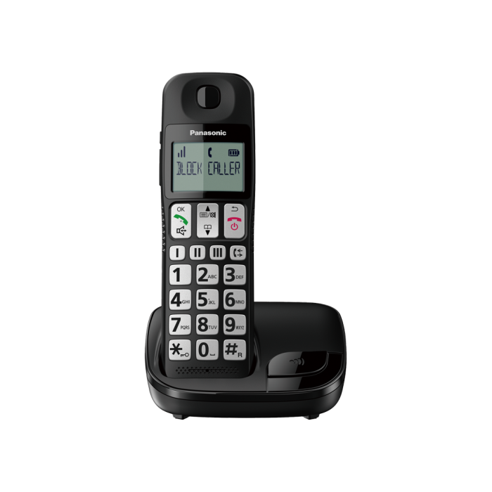 PANASONIC KX-TGE110EB BIG BUTTON DECT