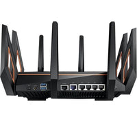 ASUS GT-AX11000 wireless router Gigabit Ethernet Tri-band (2.4 GHz / 5 GHz / 5 GHz) Black