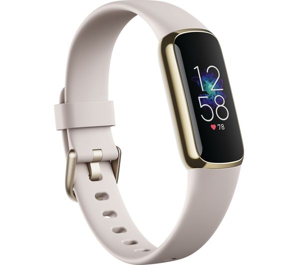 Fitbit Luxe Soft Gold White