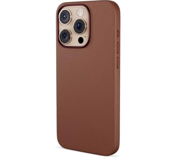 Epico Mag+ Leather Case iPhone 16 Pro - brown
