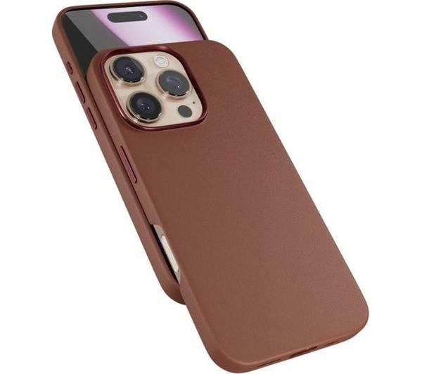 Epico Mag+ Leather Case iPhone 16 Pro - brown