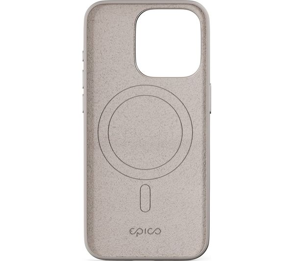 Epico Mag+ Silicone Case Pro iPhone 16 Pro - titanium beige