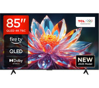 TCL T6C -UK 85 inch QLED 4K HDR 10+ Dolby Vision & Atmos Smart Fire TV