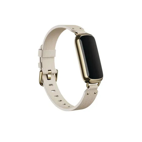 Fitbit Official Luxe Leather Band Pearl L