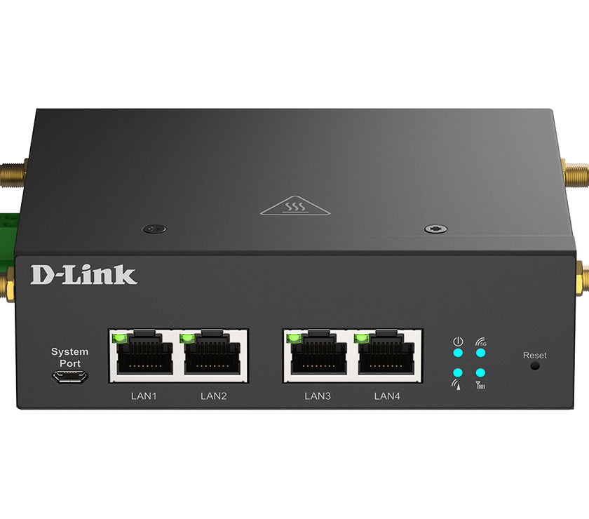 D-Link DWM-314-G wired router 4 Gigabit Ethernet Black