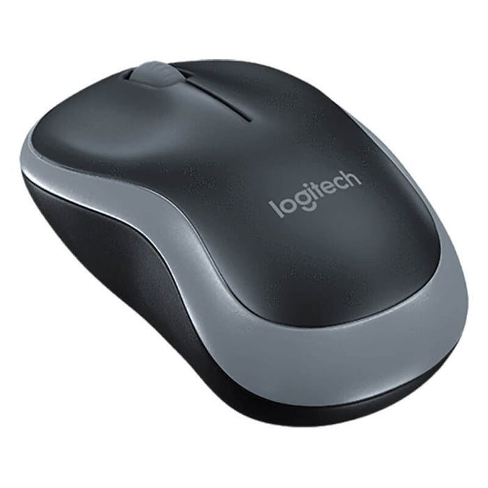 Wireless Mouse M185, RF Wireless, Alkaline, Grey