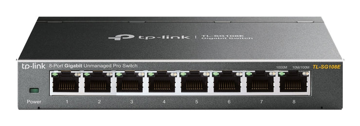TP-Link JetStream TL-SG108E Easy Smart Switch - Switch - Managed - 8 x 10 100 1000 - desktop