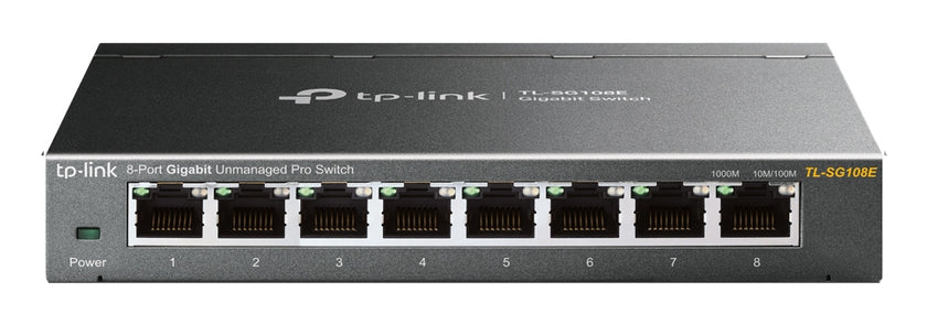 TP-Link JetStream TL-SG108E Easy Smart Switch - Switch - Managed - 8 x 10 100 1000 - desktop